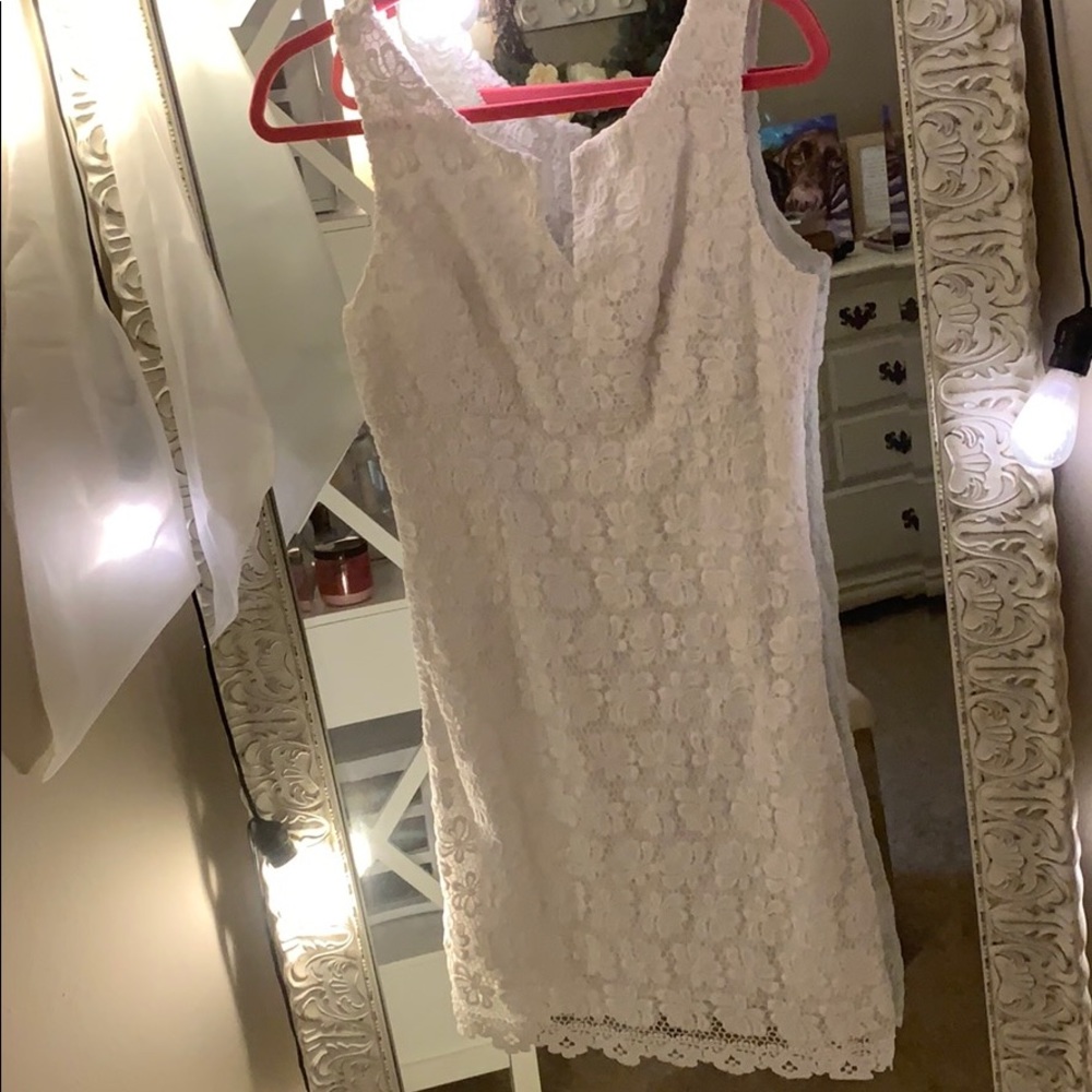 White Lilly Pulitzer dress